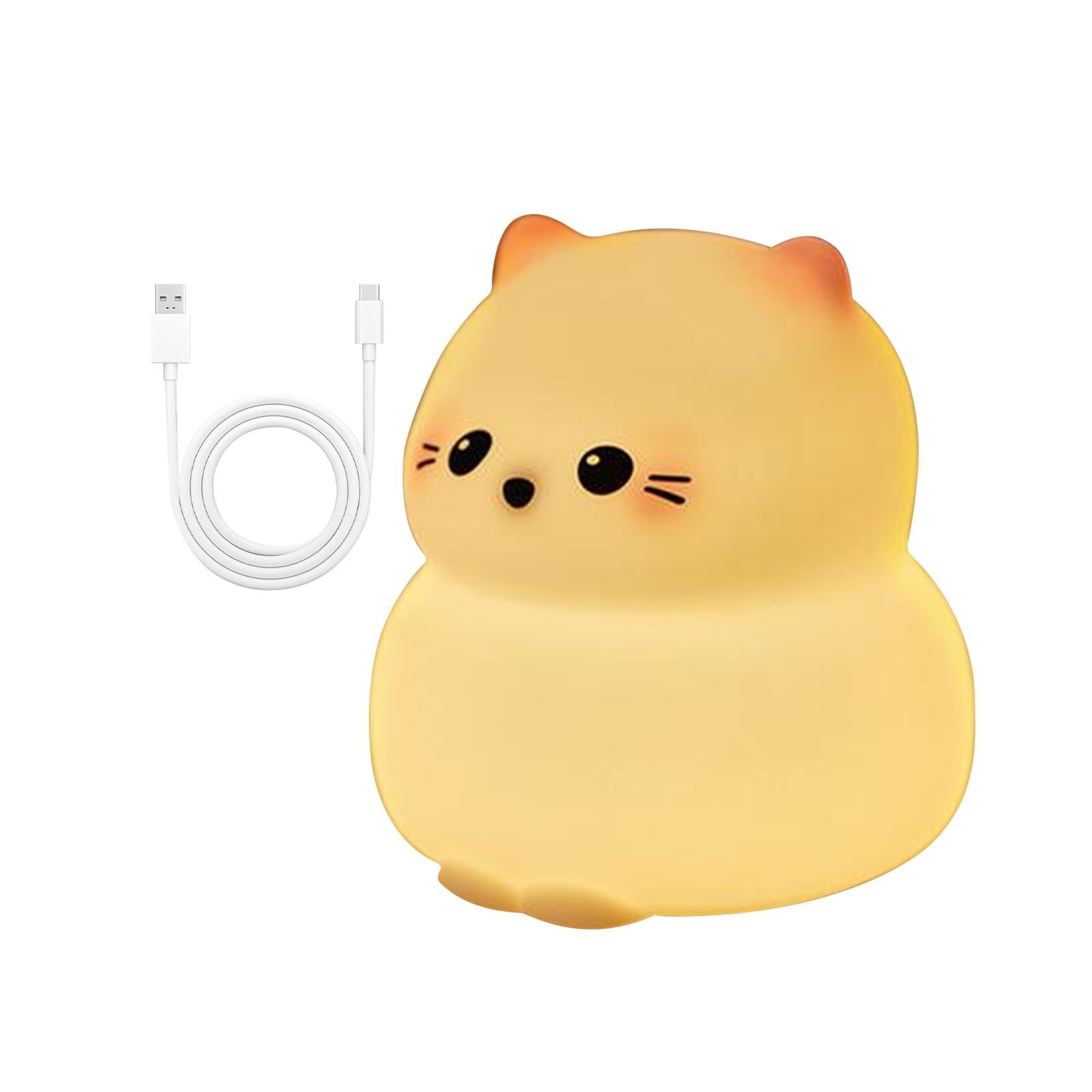 Amazon.co.jp : シリコンキャットナイトライト、子猫ナイトライト